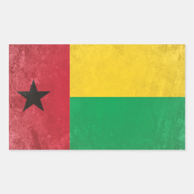 Guinea Bissau Rectangular Sticker (Front)