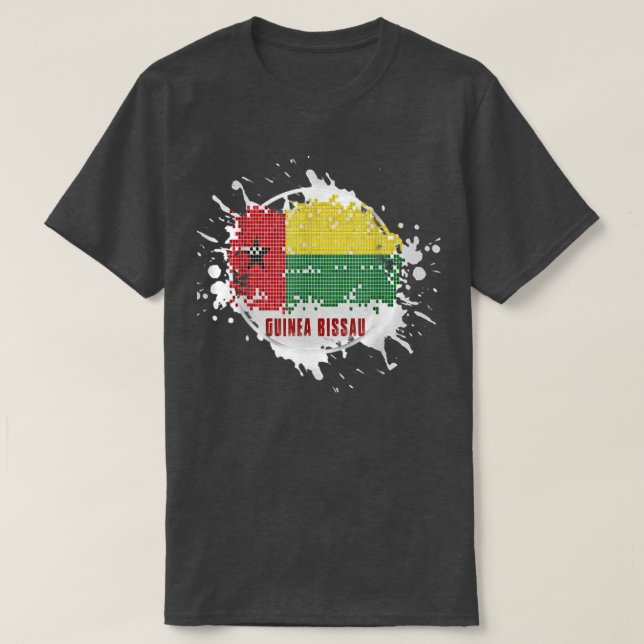 Guinea bissau Splash T-Shirt (Design Front)