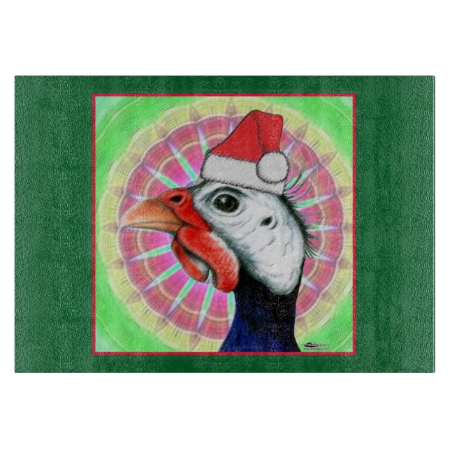 Guinea Christmas! Cutting Board (Front)