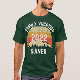 Guinea Family Vacation 2022 Matching  T-Shirt