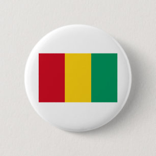 Guinea Flag 6 Cm Round Badge