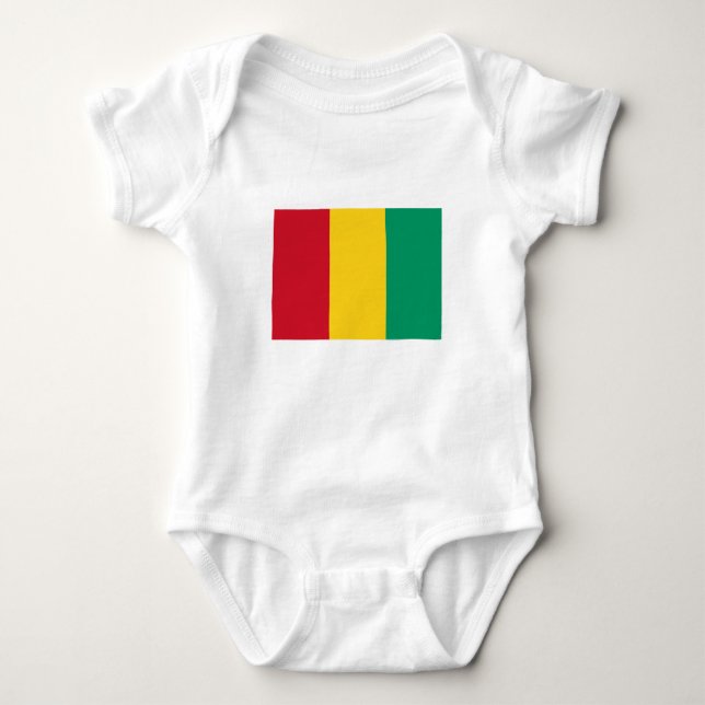 Guinea Flag Baby Bodysuit (Front)