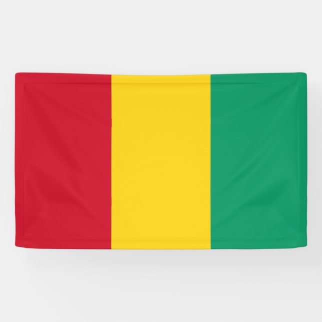 Guinea flag banner (Horizontal)