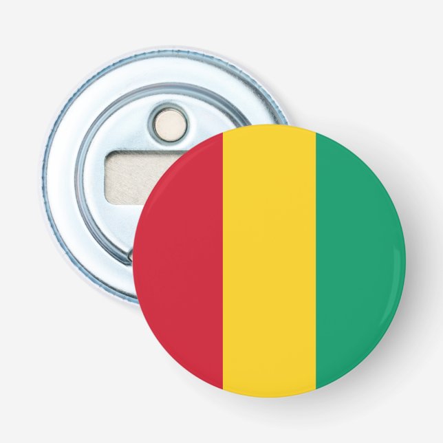 Guinea flag bottle opener (Front)