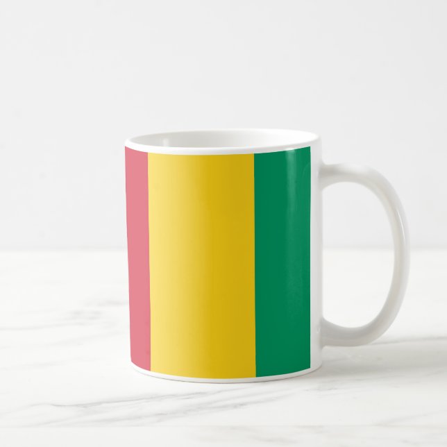 Guinea Flag Ceramic Mug (Right)