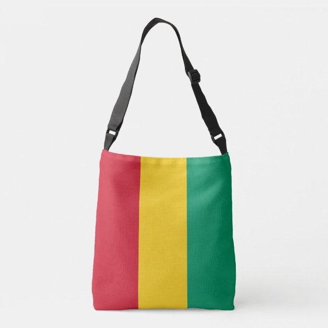 Guinea Flag Crossbody Bag (Back)