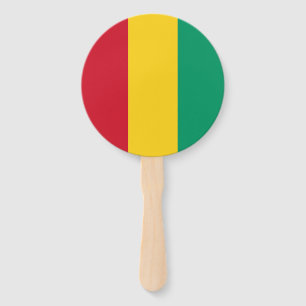 Guinea Flag Hand Fan
