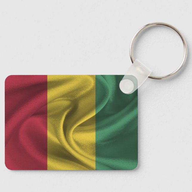 Guinea Flag Keychain (Front)