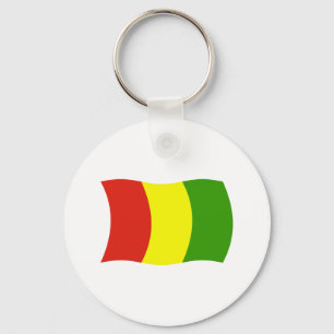 Guinea Flag Keychain