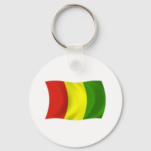 Guinea Flag Keychain