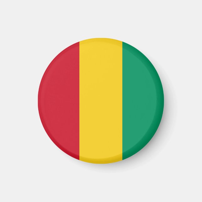 Guinea flag magnet (Front)