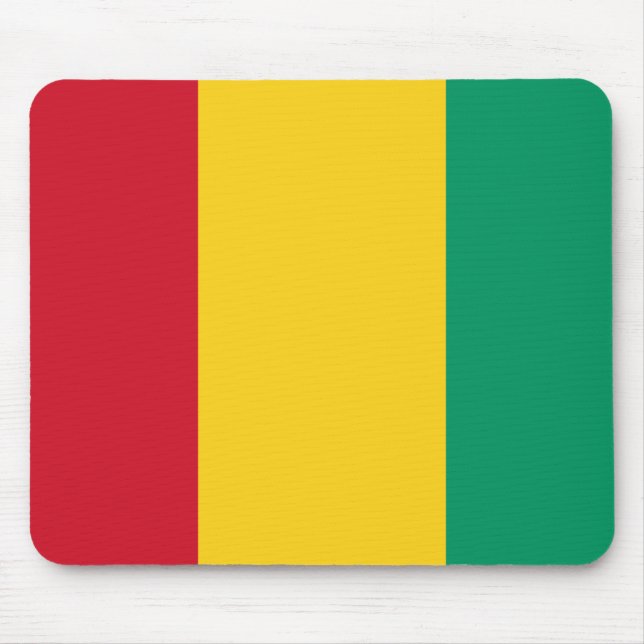 Guinea Flag Mouse Pad (Front)