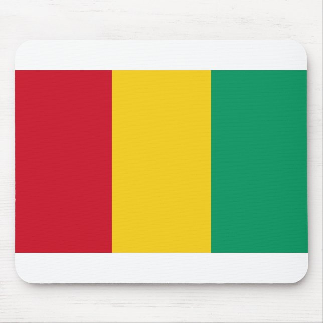Guinea Flag Mouse Pad (Front)