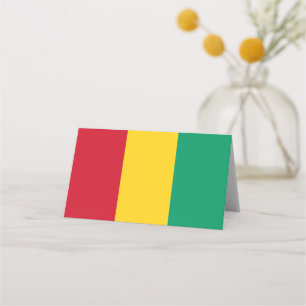 Guinea flag place card