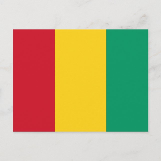 Guinea Flag Postcard (Front)