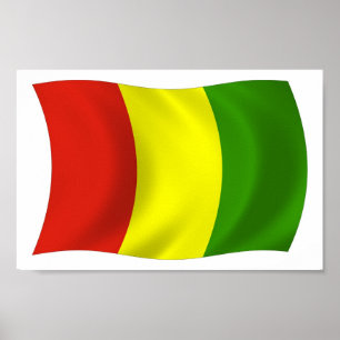 Guinea Flag Poster Print