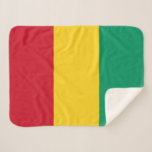 Guinea Flag Sherpa Blanket