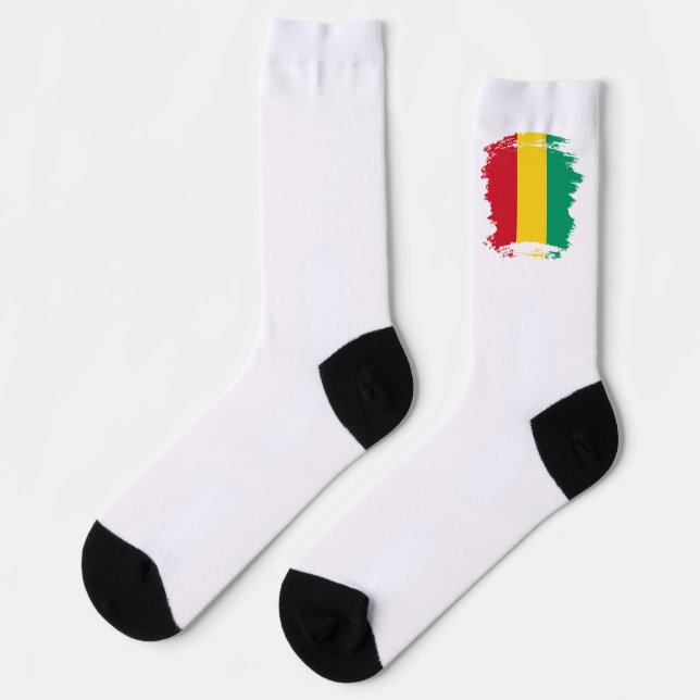 Guinea flag socks (Left)