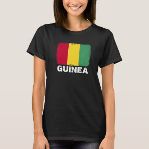 Guinea Flag  Support Guinean People Women Men T-Shirt