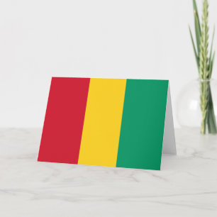 Guinea flag thank you card