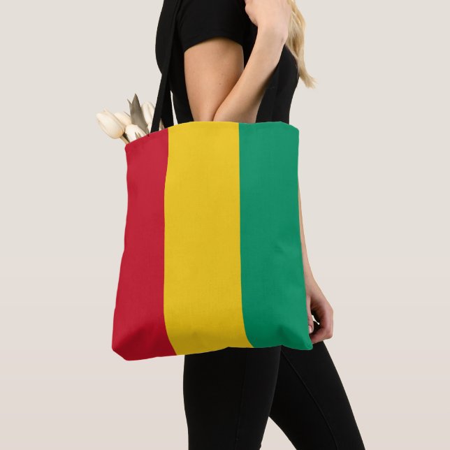Guinea flag tote bag (Close Up)