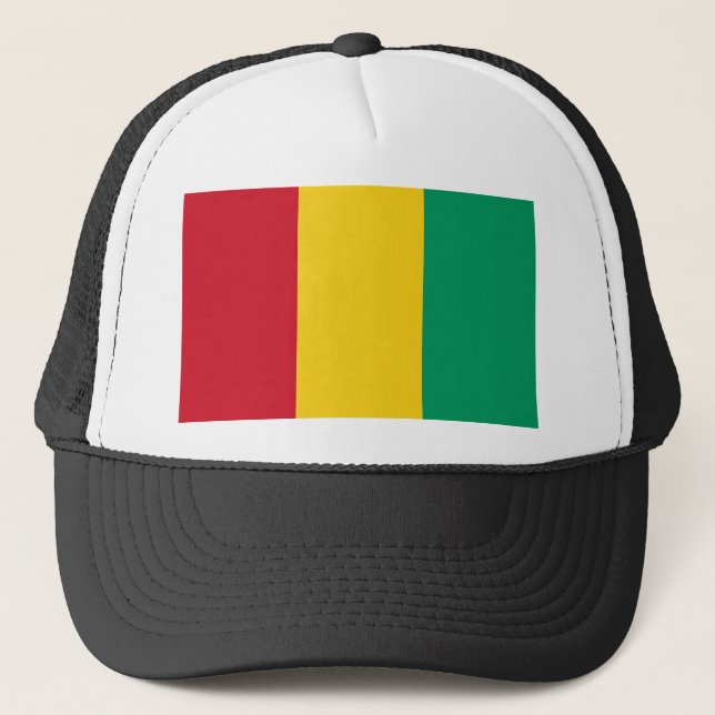 Guinea Flag Trucker Hat (Front)