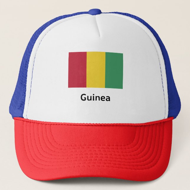 Guinea Flag Trucker Hat (Front)