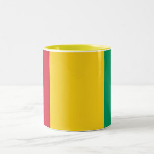 Guinea Flag Two-Tone Coffee Mug