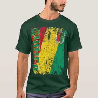 GUINEA Flag Vintage Distressed GUINEA T-Shirt