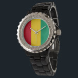 Guinea flag watch<br><div class="desc">An ideal gift for all those who are patriotic of their country!</div>