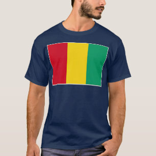 Guinea Flag with vintage Guinean national colours T-Shirt