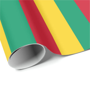 Guinea Flag Wrapping Paper