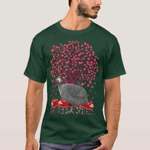 Guinea Fowl Bird Lover Funny Guinea Fowl Valentine T-Shirt
