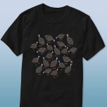 Guinea Fowl Bird T-Shirt<br><div class="desc">A flock of cute and fun little Guinea Hens for poultry farmers and bird lovers.</div>