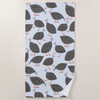 Guinea Fowl Cute Bird Pattern