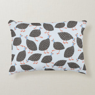 Guinea Fowl Cute Bird Pattern Decorative Cushion