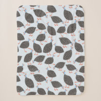 Guinea Fowl Cute Bird Pattern