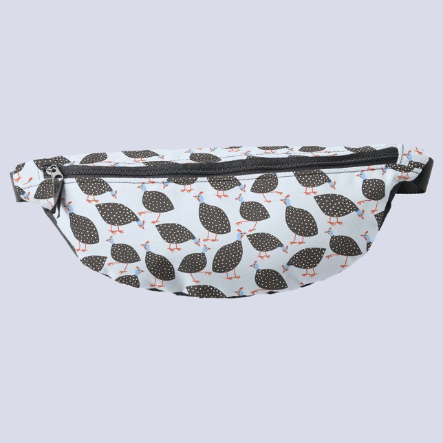 Guinea Fowl Fun Bum Bags (Fun Guinea Fowl pattern fanny pack bag for bird lovers)