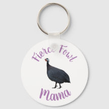Guinea Fowl Mama Keychain | #FierceFowl Mama