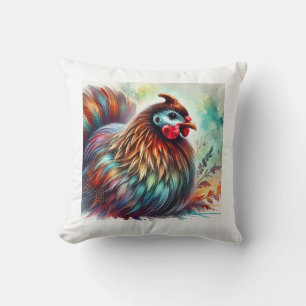 Guinea Fowl Serenity 220824AREF137 - Watercolor Cushion
