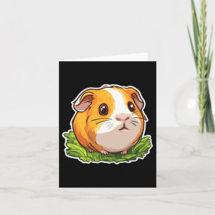 Guinea G Cute Animals Guinea G Comfort Colours Adu Card