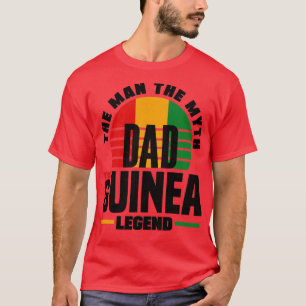 Guinea Guinean Guinea Flag Fathers Day1 T-Shirt