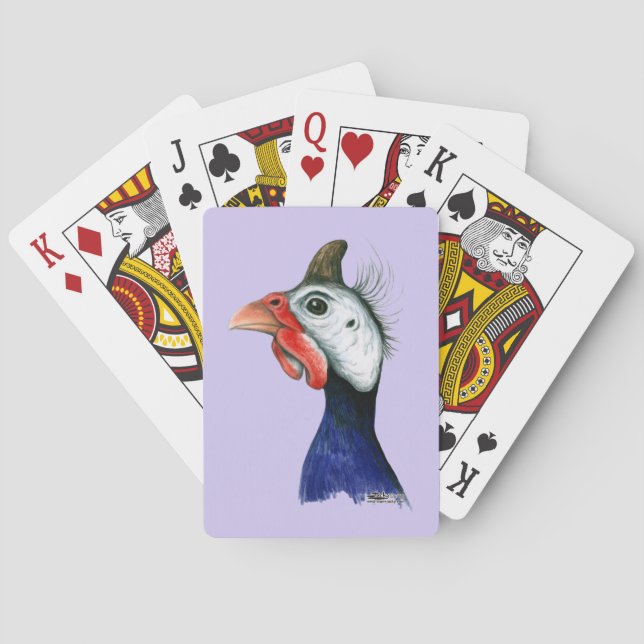 Guinea Head Playing Cards (Back)