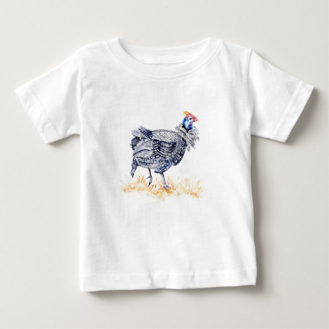 Guinea hen baby T-Shirt (Front)