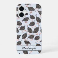 Guinea Hen Bird Pattern Personalised