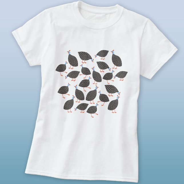 Guinea Hen Birds T-Shirt (Fun Guineafowl t-shirt)