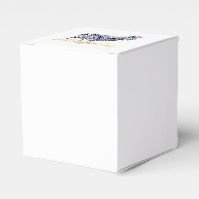 Guinea hen favour box (Front Side)