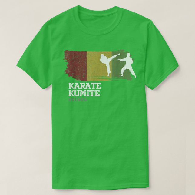 Guinea Karate Kumite Martial Arts Karate T-Shirt (Design Front)