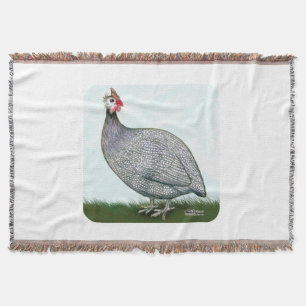 Guinea Lavender On Watch Throw Blanket