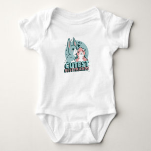 Guinea Pig And Bunny Cute Baby Bodysuit